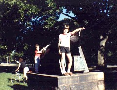 Ben Dorrough; Andy McDougal; Cornell Family Day Trips cannon